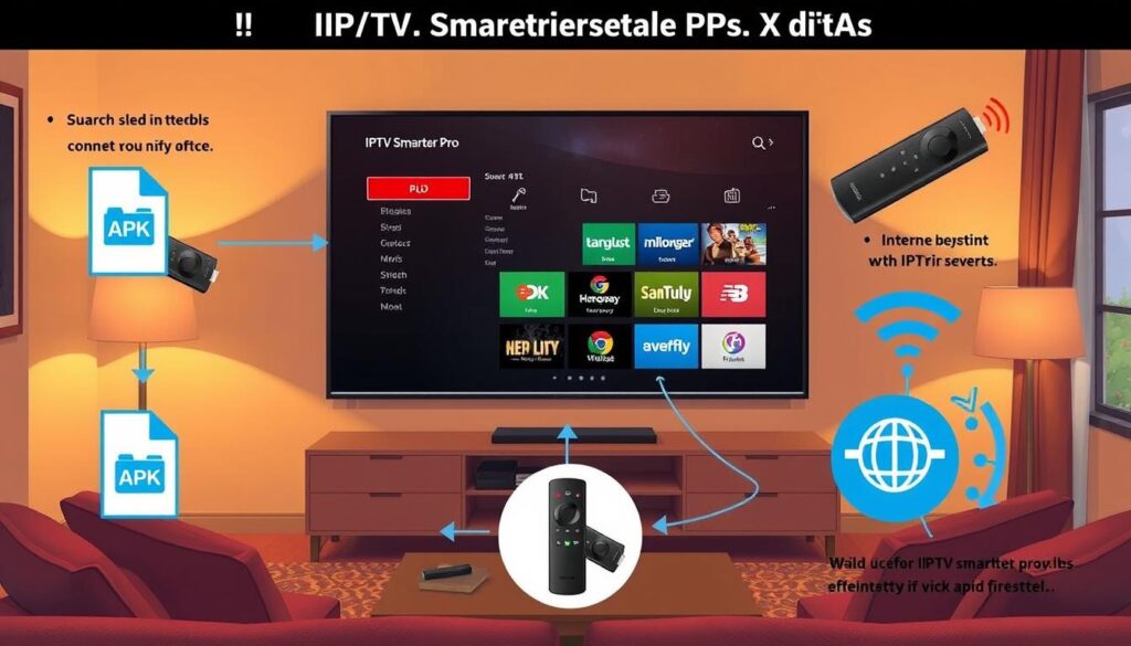 marche à suivre pour avoir iptv smarters pro apk sur fire stick